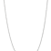 Rhodium Over 10k White Gold 1.2mm Solid Cable 16 Inch Chain