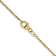 18K Yellow Gold 1.1mm Solid Singapore 20 Inch Chain