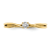 14K Yellow Gold First Promise Diamond Promise/Engagement Ring 0.11ctw