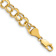 14k Yellow Gold 8mm Double Link Charm Bracelet