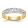 14K Yellow Gold AA Quality Ladies Wedding Band