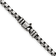 Sterling Silver Antiqued and Satin 5.0mm Box 24 Inch Chain