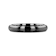 RAVEN Domed Black Tungsten Wedding Band 2mm