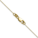 14K Yellow Gold 0.5mm Octagonal Snake Chain Necklace