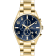 Oceanaut Men's Escapade Blue Dial, Yellow Stainless Steel Watch