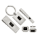 Stainless Steel Brushed Black Carbon Fiber Inlay 4-piece Boxed Set