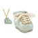 IT'S A BOY Blue Baby Bootie Trinket Box