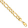 10k Yellow Gold 8.75mm Flat Figaro Link Bracelet