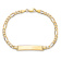 10k Yellow Gold Figaro Link ID Bracelet