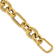 14K Yellow Gold Round and Oval Open Link 8.25 Inch Bracelet