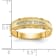 14K Yellow Gold AA Quality Mens Wedding Band