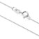 White Cubic Zirconia 14k White Gold Cross Pendant With Chain 0.30ctw