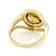 Citrine Round And White Zircon Ring In 18K Gold Over Sterling Silver 2.25ctw