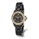Ladies Charles Hubert Crystal Bezel Black Ceramic Watch