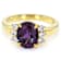Lab-Created Alexandrite And Lab-Grown Diamond Ring In 18K Gold Over
Sterling Silver 2.81ctw