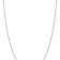 Rhodium Over 14k White Gold 1.4mm Solid Forzantine Cable 22 Inch Chain