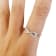 Lab Grown Diamond Rhodium Over Sterling Silver Criss Cross Infinity Ring
VS- GH