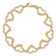 14k Yellow Gold Polished Heart Link Bracelet