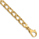 14k Yellow Gold 8.6mm Hand Polished and Textured Fancy Link Bracelet