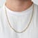 Robert Alton Men's Yellow Figaro Chain Necklace 3.50mm In Ion-Plated
Stainless Steel 24 Inch