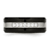 Stainless Steel Polished Black Ceramic CZ Beveled Edge Ring