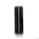 ADELARD Rose Gold Braided Brushed Center Black Tungsten Wedding Band
With Polished Beveled Edges 8mm