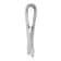 Rhodium Over 14k White Gold Whale Tail Slide Pendant