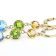 Multi Gem 14k Yellow Gold Dangle Earrings 9.00ctw
