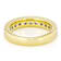 Lab-Grown Diamond Band Ring In 14K Yellow Gold Over Sterling Silver 1.00ctw