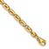 14k Yellow Gold Polished 4.1mm Fancy Barrel Link Bracelet
