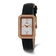 Charles Hubert Ladies Rose IP Plated Stainless White Dial Watch