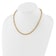 14K Yellow Gold Polished Fancy Toggle Link Necklace