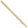 10k Yellow Gold 10.75mm Hand Polished Fancy Curb Link Bracelet