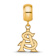 14K Yellow Gold Over Sterling Silver LogoArt Arizona State University
Small Dangle Bead