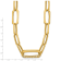 18K Yellow Gold Diamond Polished Fancy Link 18 Inch Necklace