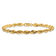 14k Yellow Gold 4.75mm Rope Link Bracelet, 7 Inches