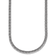 Rhodium Over Sterling Silver Polished 4.0mm Franco 24 Inch Chain