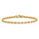 14k Yellow Gold 3.3mm Hand-Polished Fancy Link Bracelet