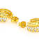 Modern CZ Multi-Hoop Earrings In 18K Gold Over Sterling Silver