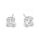 Moissanite Stud Earrings In Platinum-Enhanced Sterling Silver 1.00ctw
Diamond Equivalent Weight