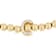 Initial C CZ Beaded Bracelet Set In 14K Gold Over Brass 0.11ctw