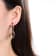 Garnet Rhodium Over Sterling Silver Nature Inspired Robin Earrings
