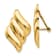 14k Yellow Gold Non-pierced Fancy Stud Earrings