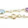 Multi-Gem 14k Yellow Gold 18" Necklace 22.74ctw