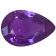 Purple Sapphire Unheated 11.4x7.6mm Pear Shape 3.03ct