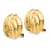 14k Yellow Gold Polished Non-Pierced Stud Earrings