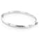 Polished 7mm Tube Bangle Bracelet In Sterling Silver