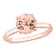 Morganite 10K Rose Gold Ring 1.78ctw