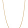 14k Yellow Gold 3mm Solid Diamond-cut Quadruple Rope 16 Inch Chain