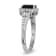 Lab Created Blue Sapphire Sterling Silver Ring 1.52ctw